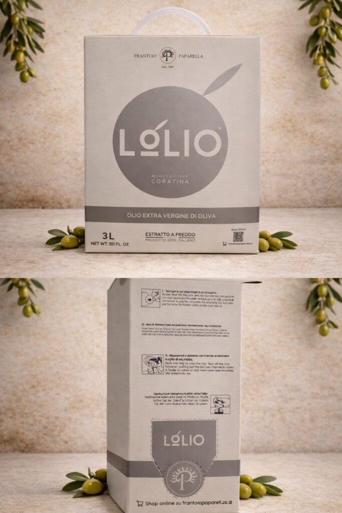 monocultivar coratina bag in box 3l z kranikiem